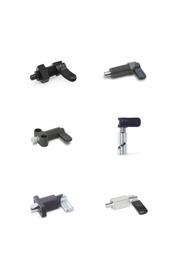 Lever indexing plungers